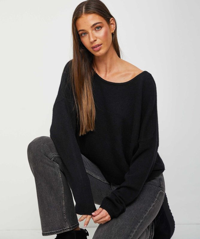 Colorush Nala V Back Cashmere Jumper