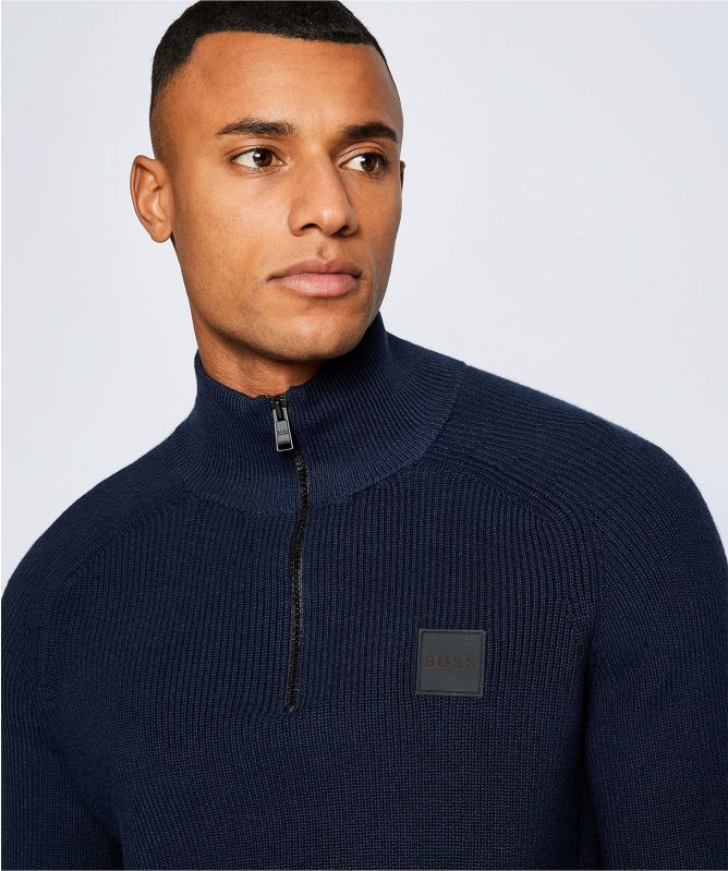 BOSS Half-Zip Knorsey Sweater