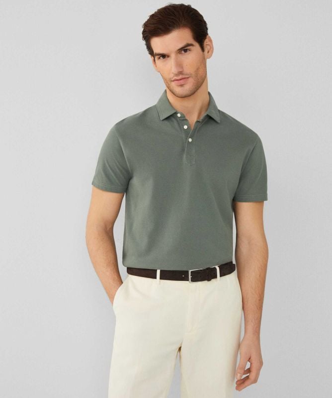 Hackett Classic Fit Pique Polo Shirt