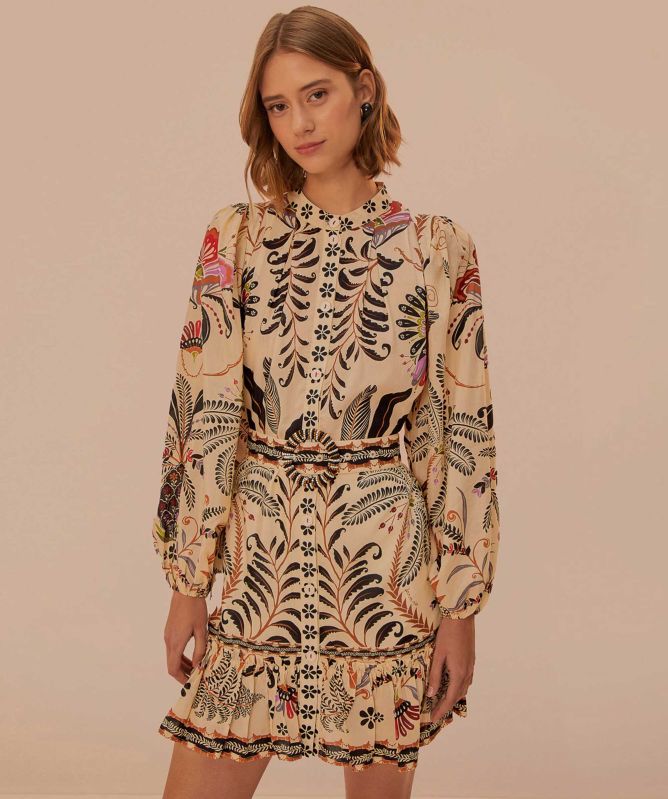 FARM Rio Classic Nature Mini Dress