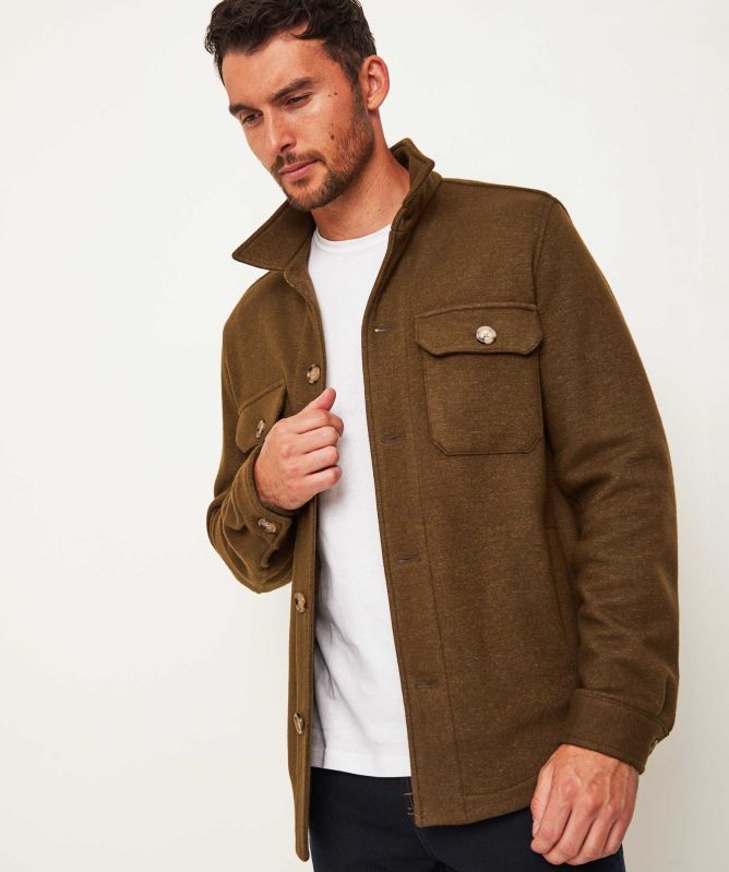 BOSS Virgin Wool C-Carper Overshirt