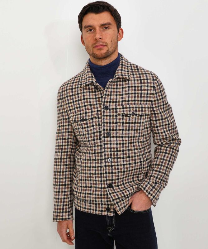 J. Blades Wool Check Jacket