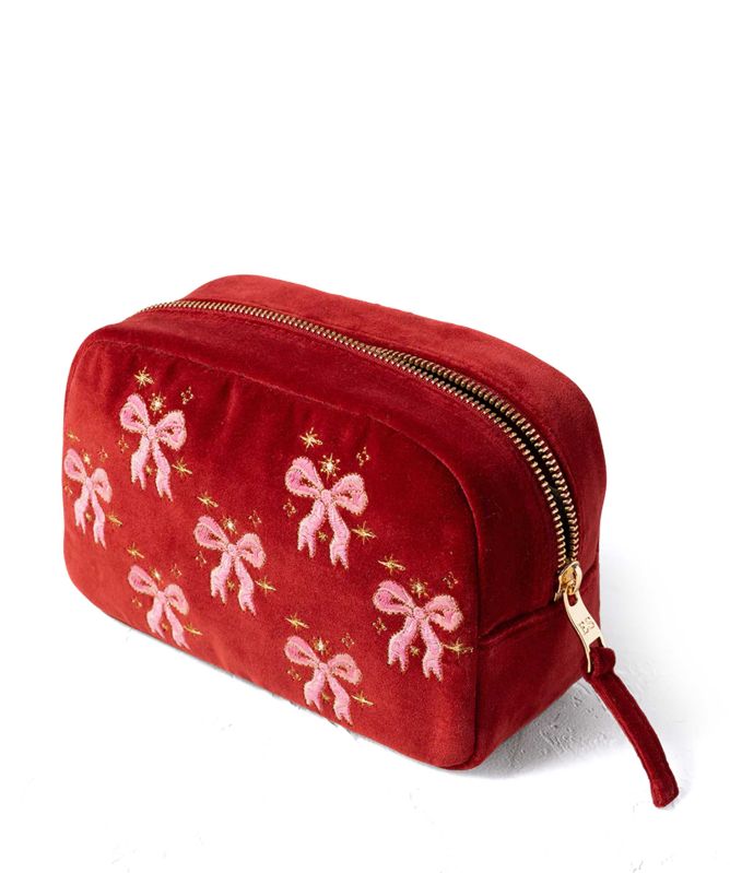 Elizabeth Scarlett Dazzling Bows Makeup Bag