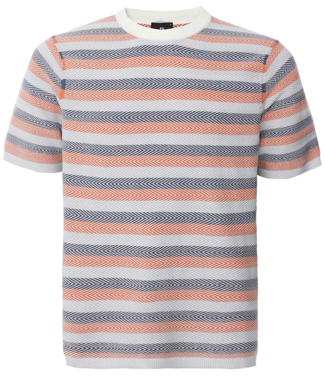 Paul Smith Knitted Striped T-Shirt