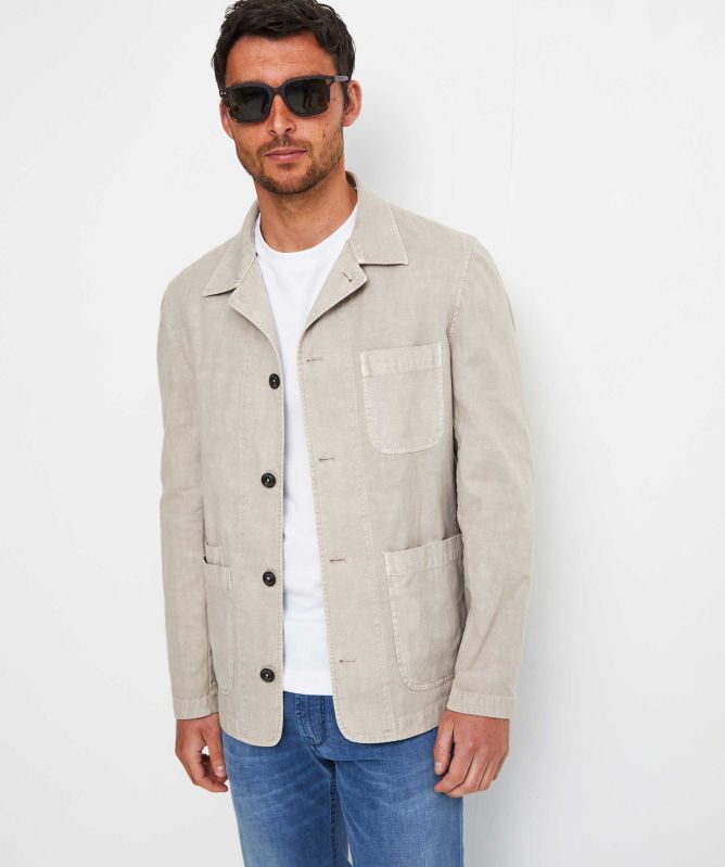 LBM 1911 Cotton Linen Overshirt