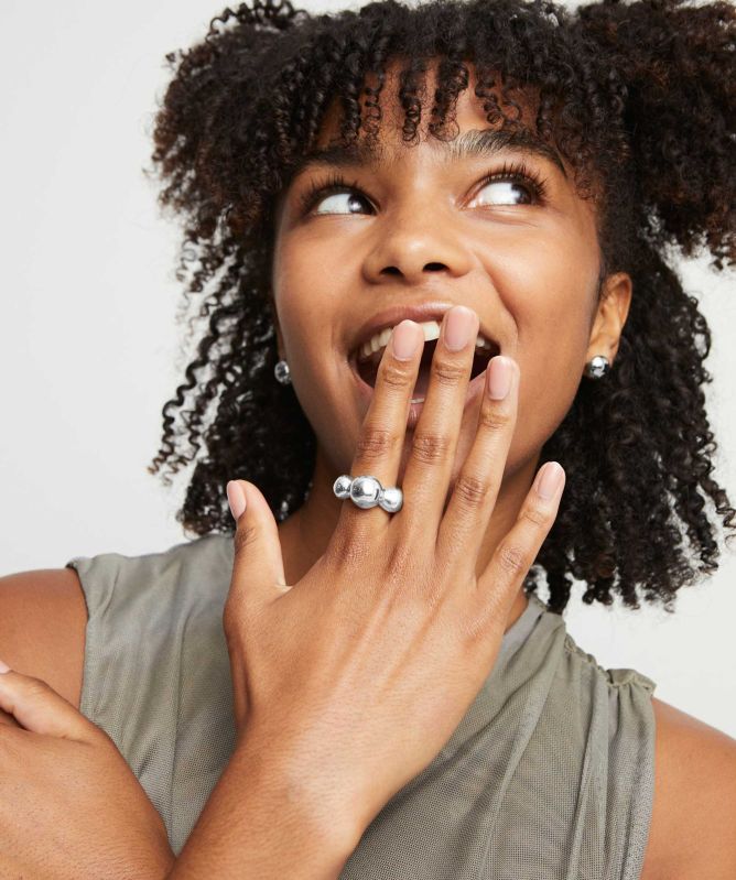 UNOde50 Three Bead Ring