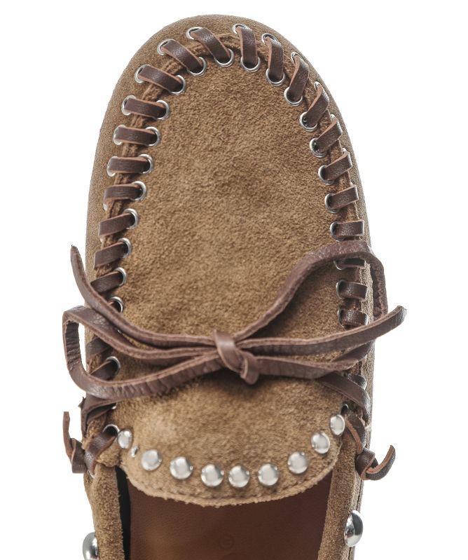 INUOVO Studded Moccasin Loafers