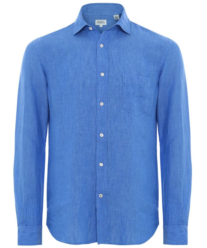 Hartford Linen Fil-a-Fil Paul Shirt