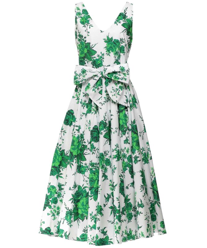 Lavi Ginger Sleeveless Floral Midi Dress
