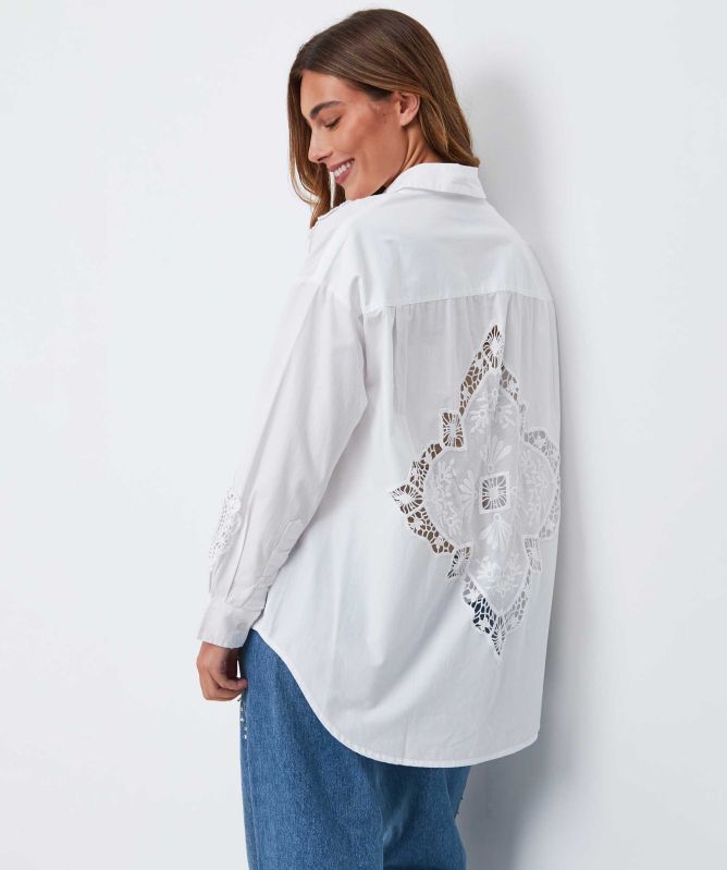 Essentiel Antwerp Identical Lace Patchwork Shirt