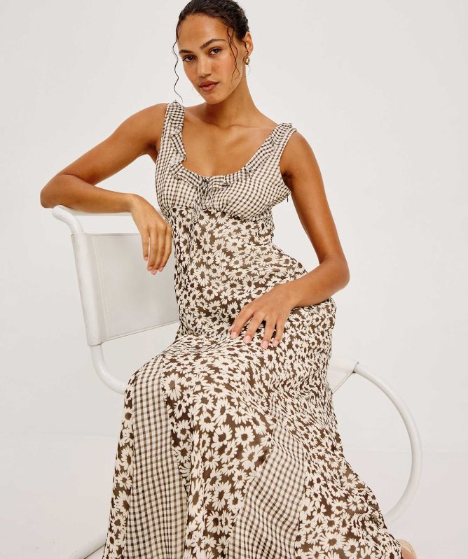 Rails Dahlia Gingham Maxi Dress