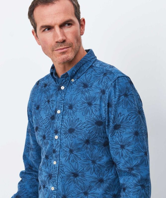 Paul Smith Tailored Fit Floral Cord Shirt