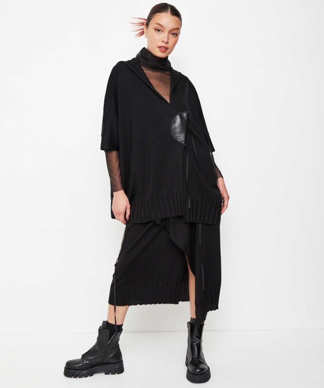 Bize Jersey Knit Midi Skirt