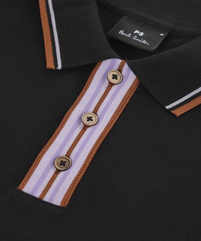 Paul Smith Stripe Tipped Polo Shirt