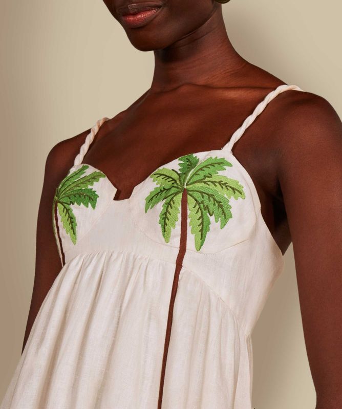 FARM Rio Coconut Tree Maxi Dress