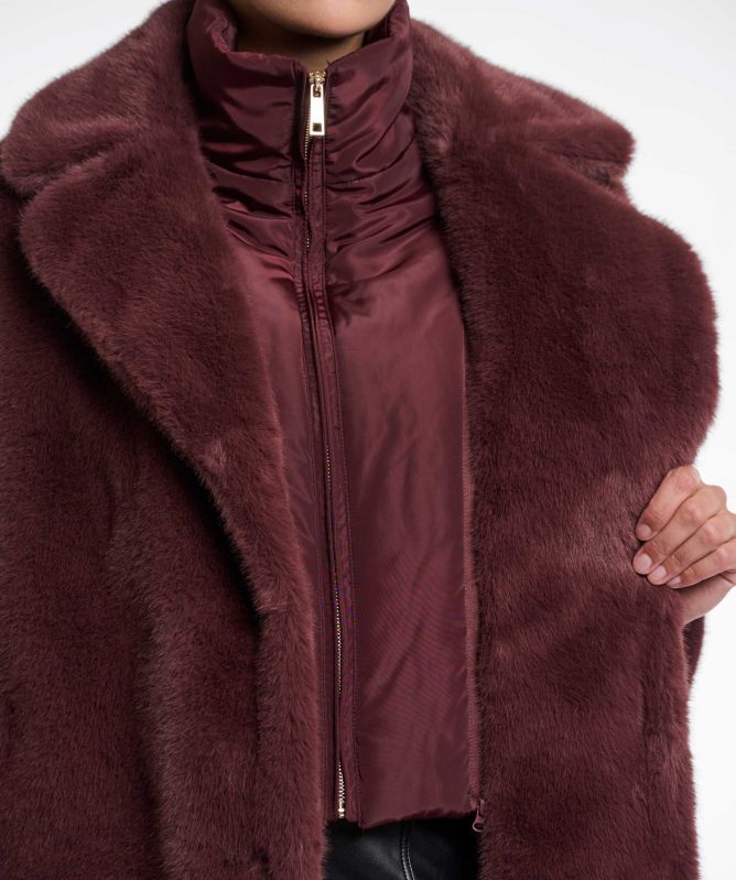 Rino and Pelle Geesje Faux Fur Coat