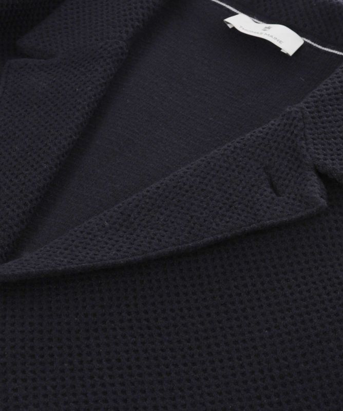 Thomas Maine Waffle Knit Blazer Cardigan