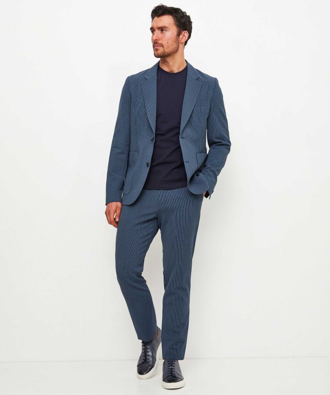 Paul Smith Stretch Wool Check Trousers