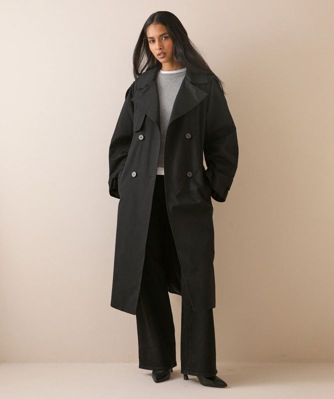 Nobody's Child Double-Breasted Ericana Trench Coat