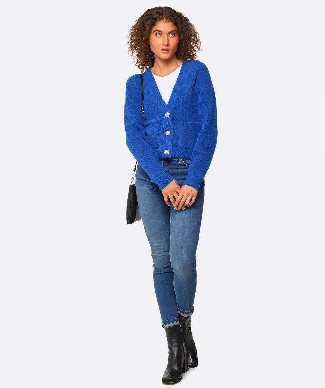 GANNI Alpaca Merino Cardigan