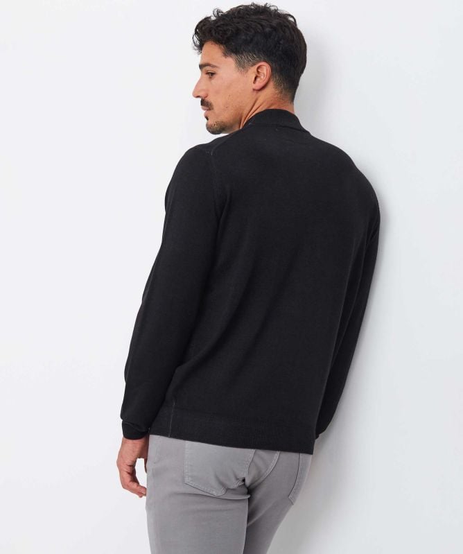 Filippo De Laurentiis Merino Mock Neck Jumper