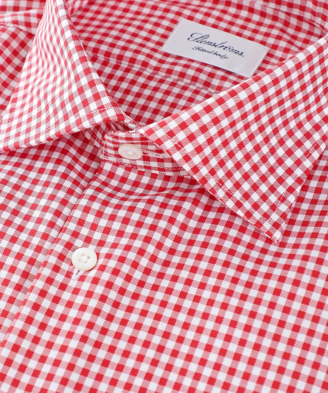 Stenstroms Fitted Body Gingham Shirt