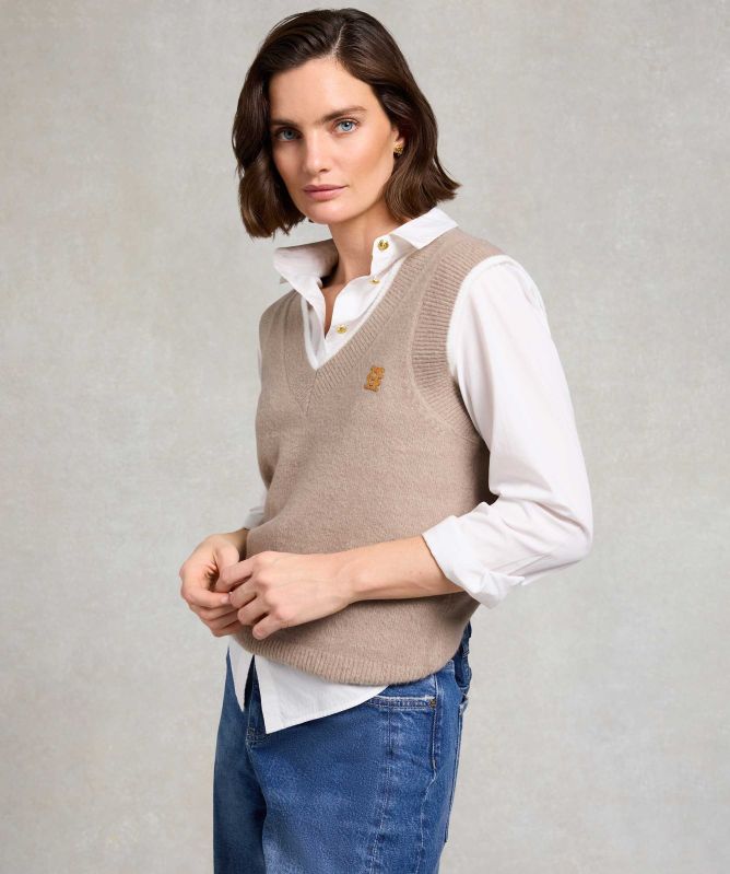 Holland Cooper Cecilia Knitted V-Neck Tank