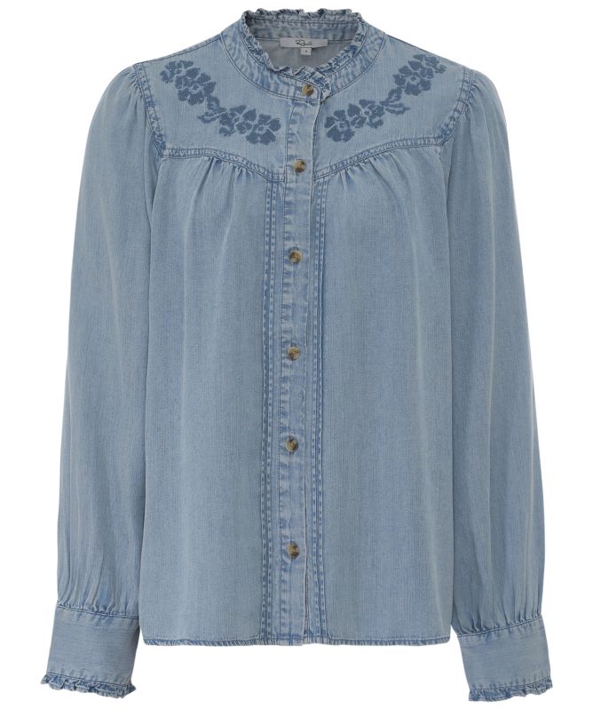 Rails Alanna Embroidered Denim Shirt