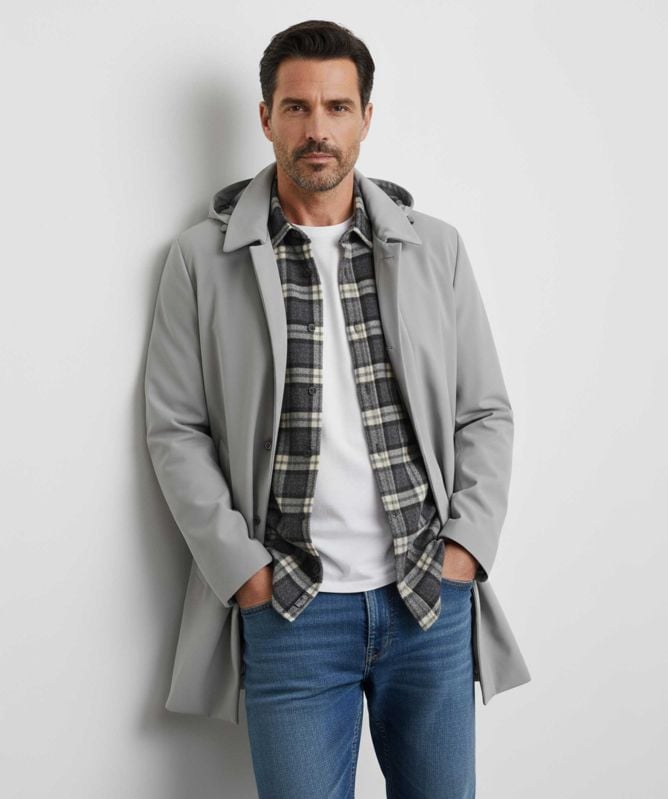 Montecore Down Hooded Raincoat