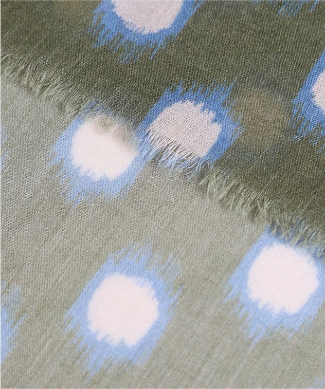 Hartford Cotton Polka Print Scarf