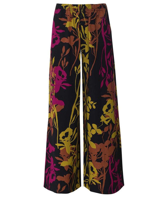 Thanny Grinza Leaf Print Trousers