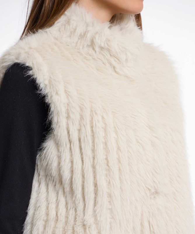 Rino and Pelle Dava Faux Fur Gilet