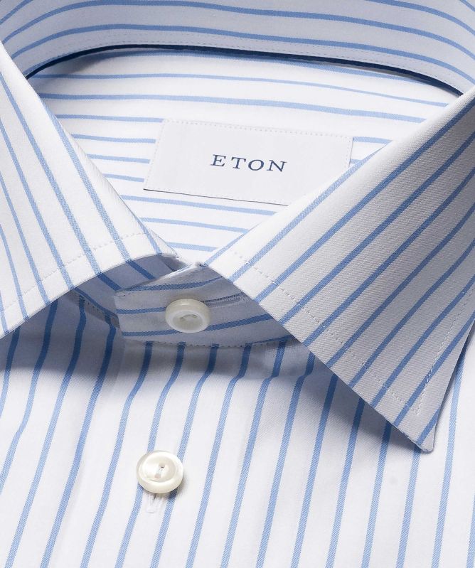 Eton Signature Twill Striped Shirt