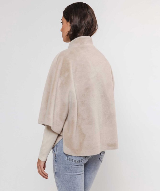 Rino and Pelle Dewi Faux Fur Cape