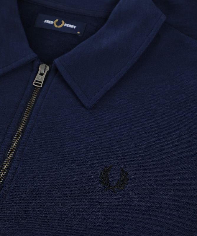 Fred Perry Zip Neck Sweatshirt