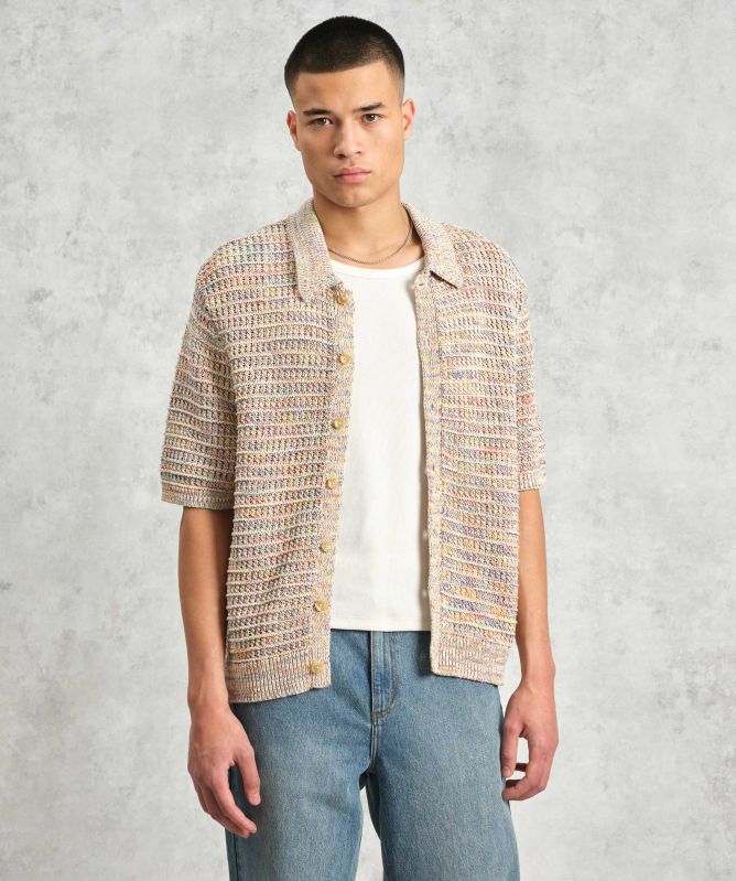 Wax London Twist Knit Tellaro Shirt