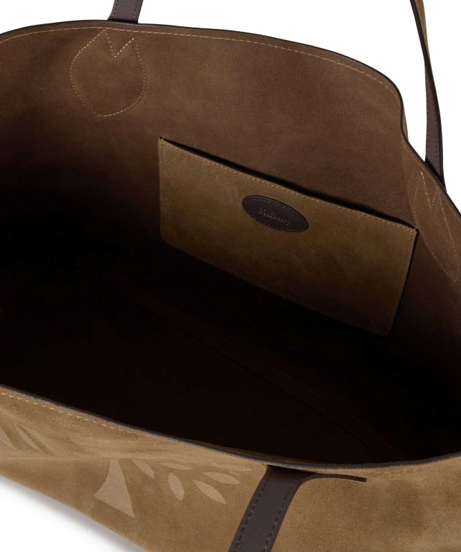 Mulberry Suede Tree Tote