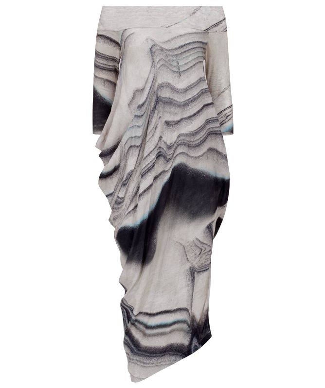 Xenia Design Zvot Off-Shoulder Swirl Dress