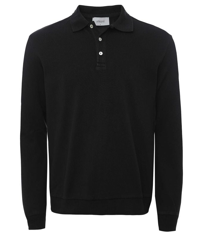 unfeigned Organic Cotton Long Sleeve Polo