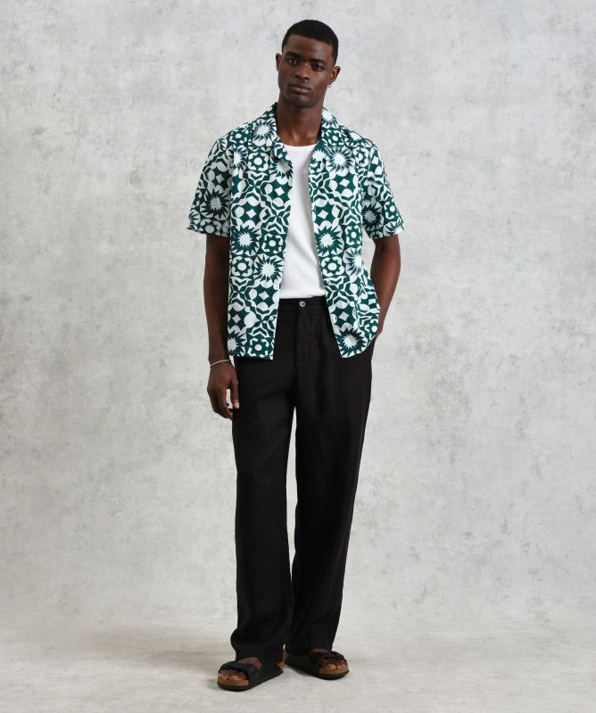 Wax London Geometric Didcot Shirt