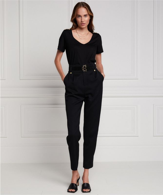 Holland Cooper Relax Fit V-Neck T-Shirt