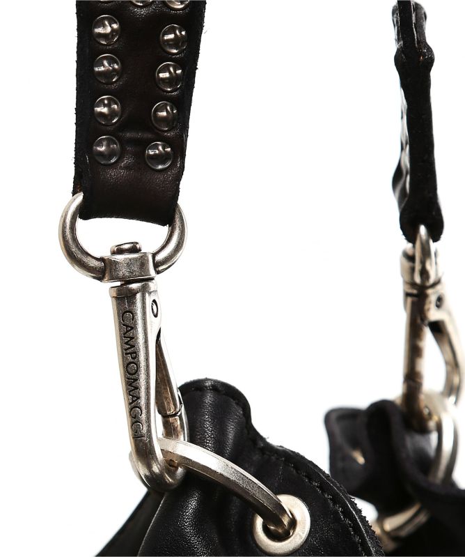 Campomaggi Embellished Leather Bucket Bag