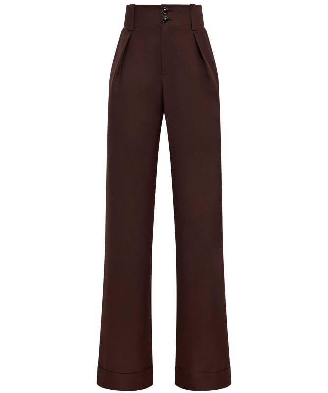 Holland Cooper High Waisted Wide Leg Pants