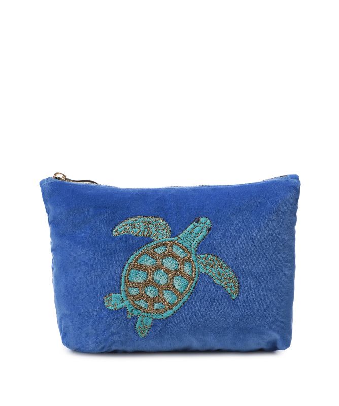 Elizabeth Scarlett Turtle Conservation Mini Pouch