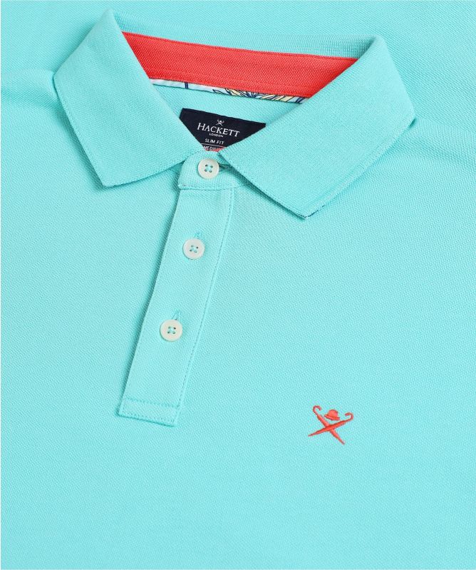 Hackett Slim Fit Palm Swim Trim Polo Shirt