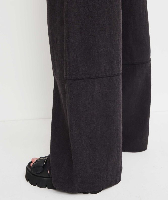 Lurdes Bergada Ramie Wide Leg Trousers