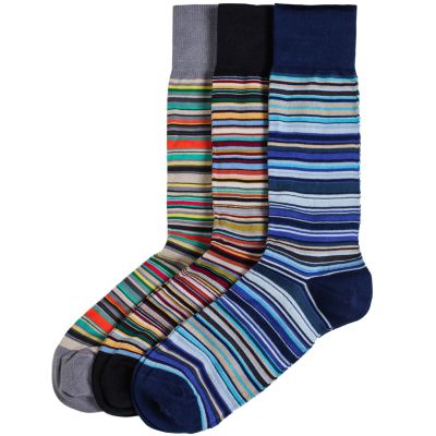 Signature Stripe Socks 3 Pack