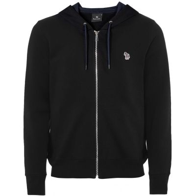 Organic Cotton Zebra Zip Hoodie