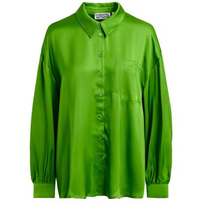 Judith Ruffle-Trimmed Oversized Shirt