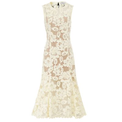 Crochet Lace Midi Dress